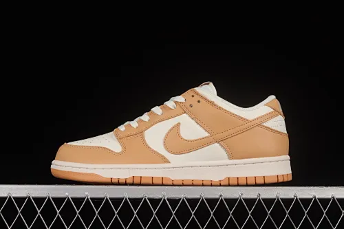 All Categories Nk SB Dunk Series Nk SB Dunk Low Low-top sneakers J version Nk Dunk Low "Harvest Moon" Qiuyue beige SB smashed backboard fashion casual sneakers DD1503-114